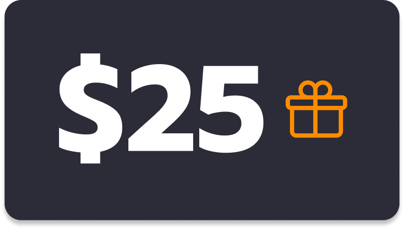 25 dollar gift card