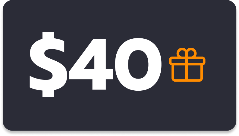 40 dollar gift card