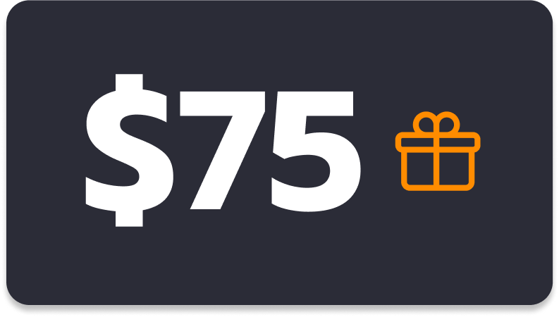 75 dollar gift card