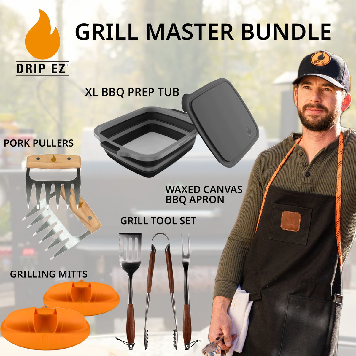 Drip EZ 3-Piece Grill Tool Set