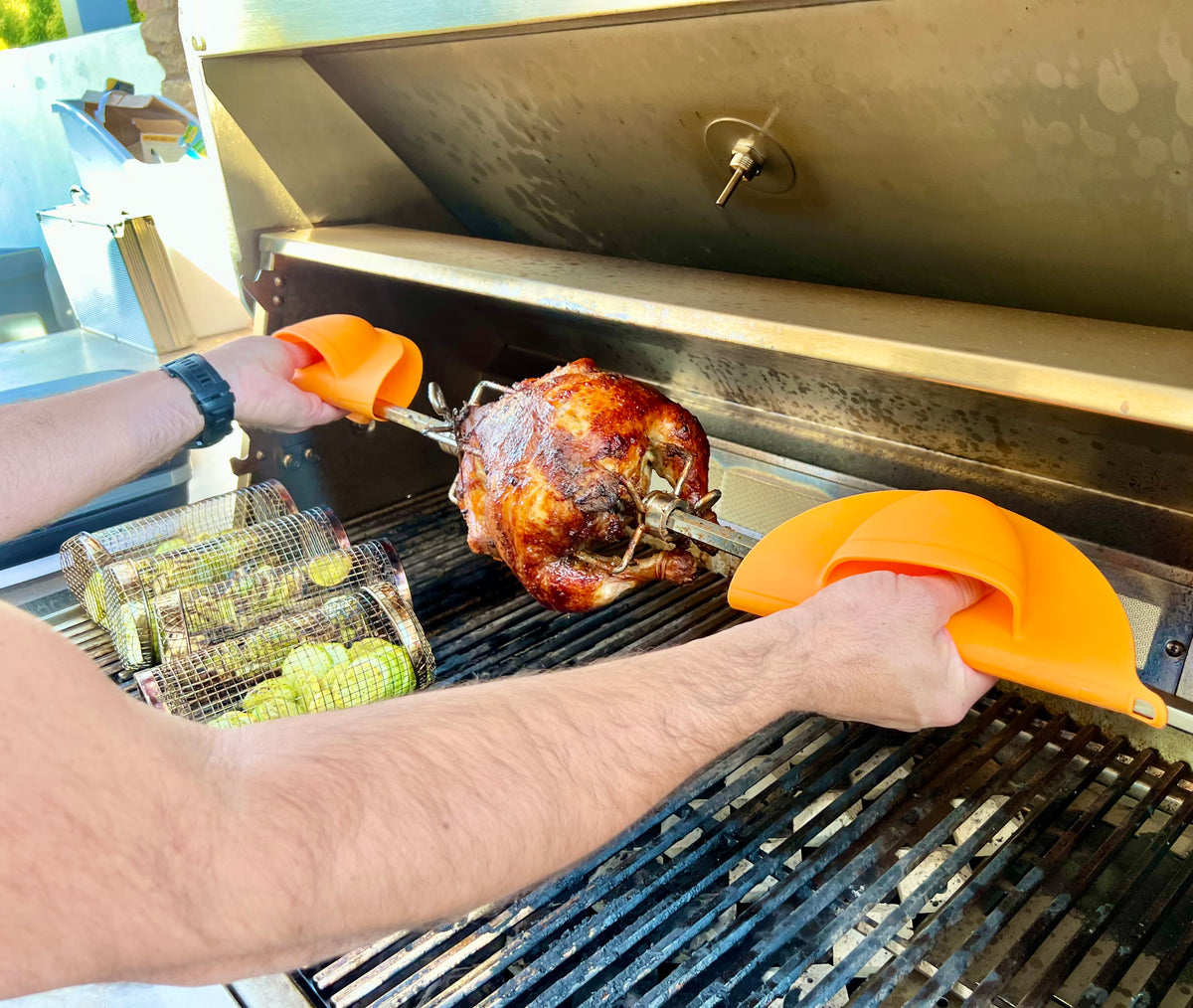 Drip EZ BBQ Silicone Grill Mitts