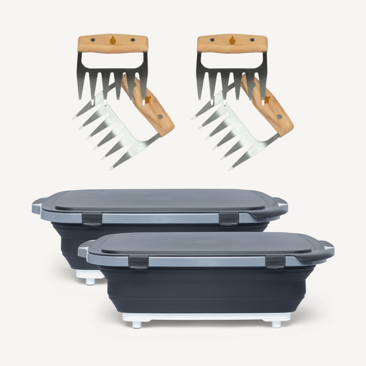 2pc. XL Prep Tub + 2 Meat Claws Bundle