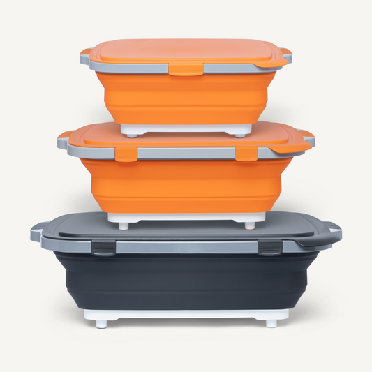 3pc. BBQ & Meal Prep Tub Bundle - B.O.O.
