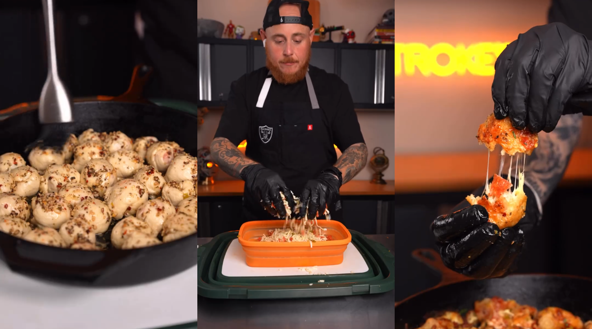 Smoked Pizza Pull Apart Bread: The Ultimate Tailgate Appetizer