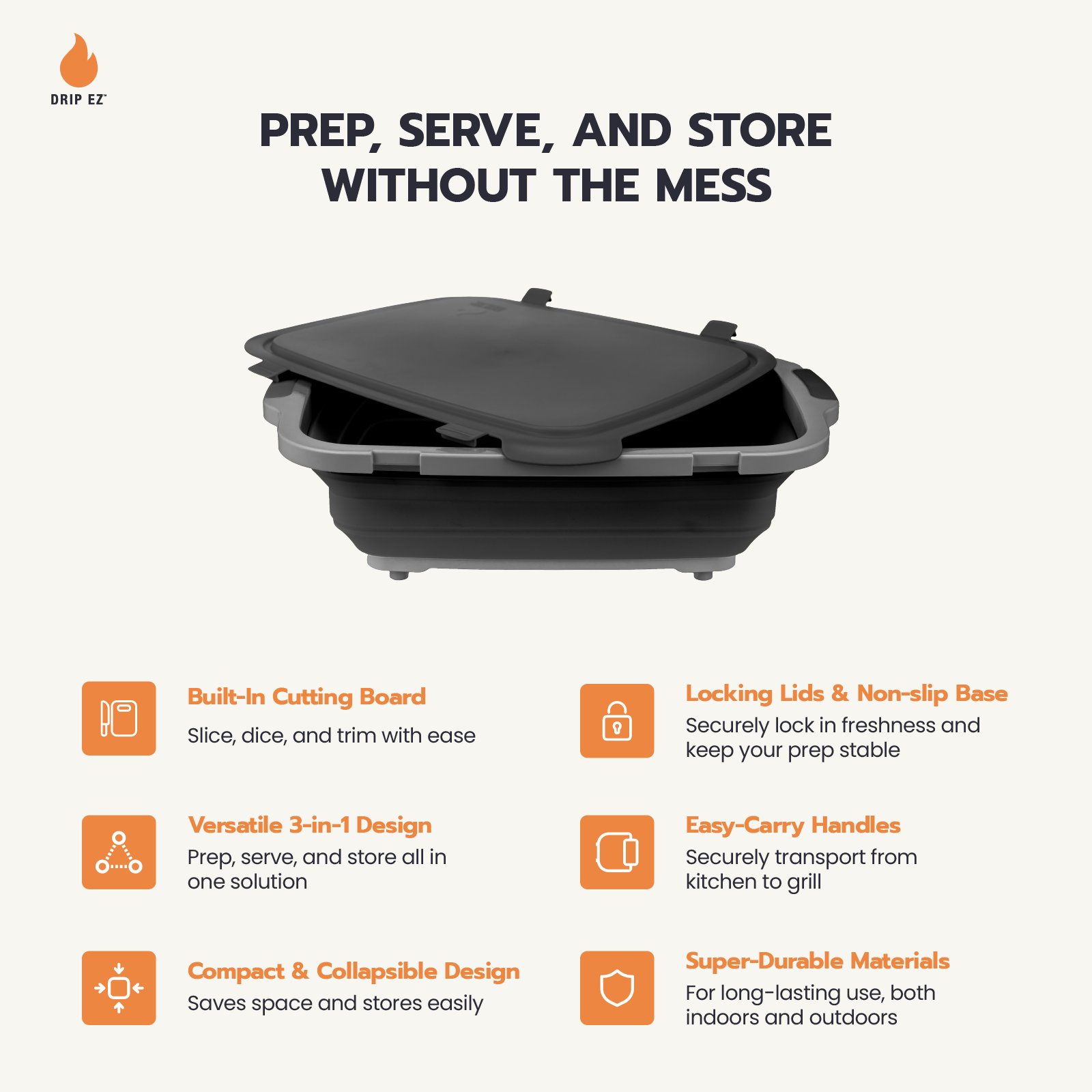 3-pc Prep Tub Set