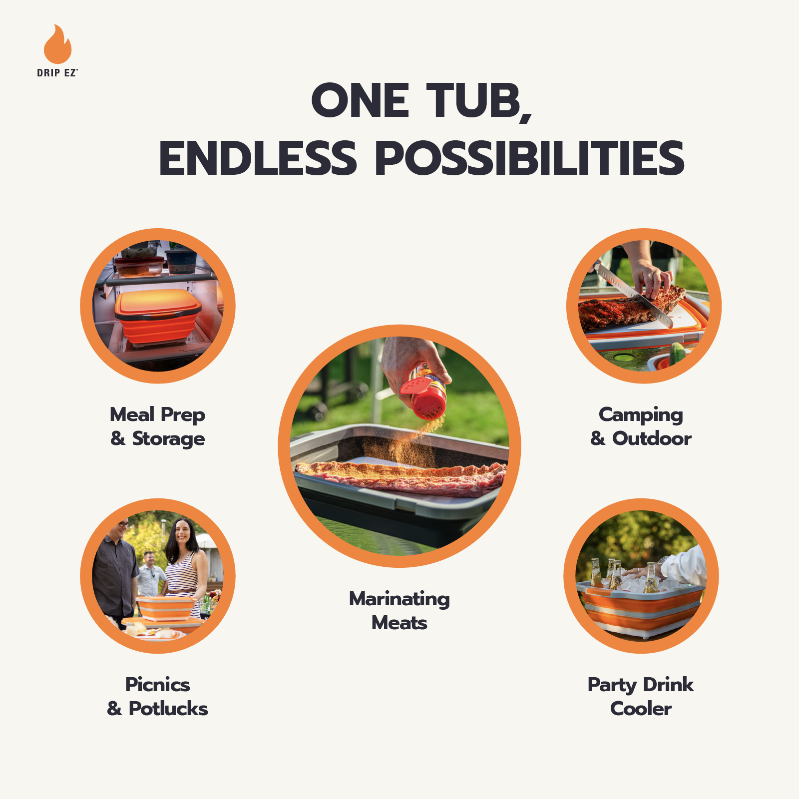 3-pc Prep Tub Set