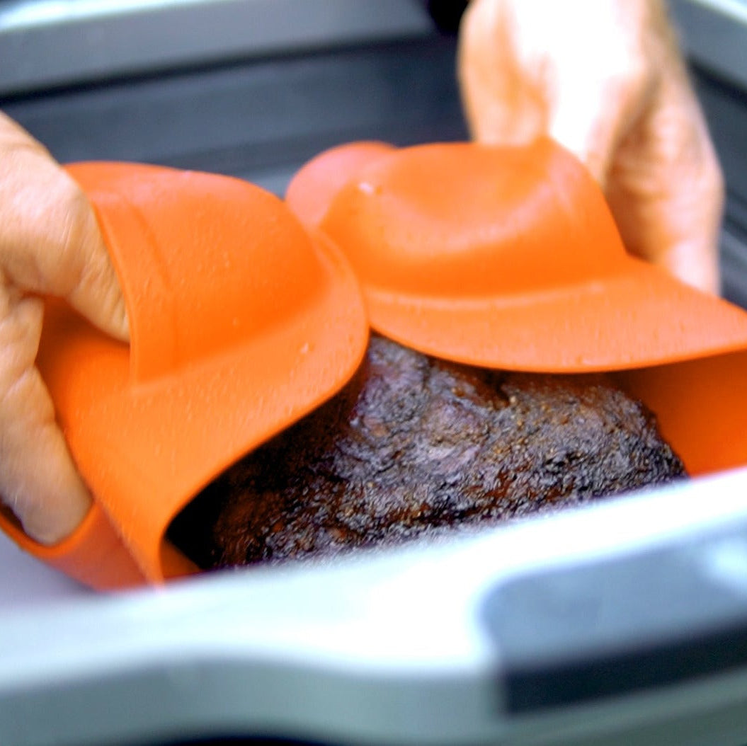 Grill mitts close up