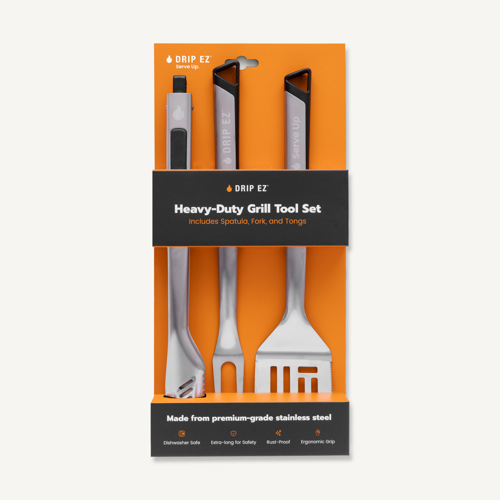 Heavy-Duty Grill Tool Set