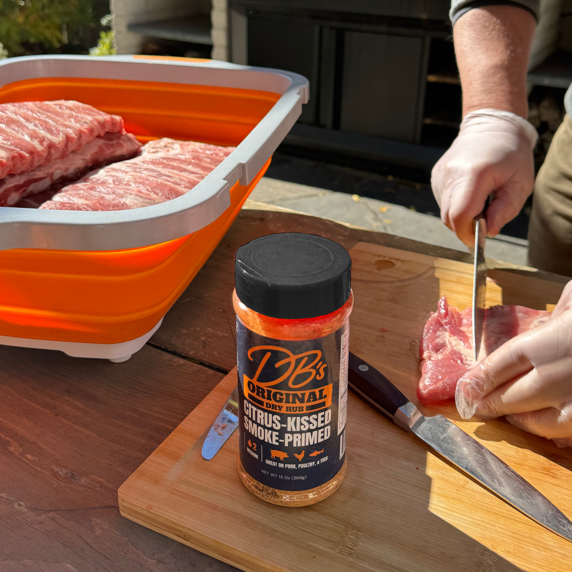 DBs seasoning outdoor