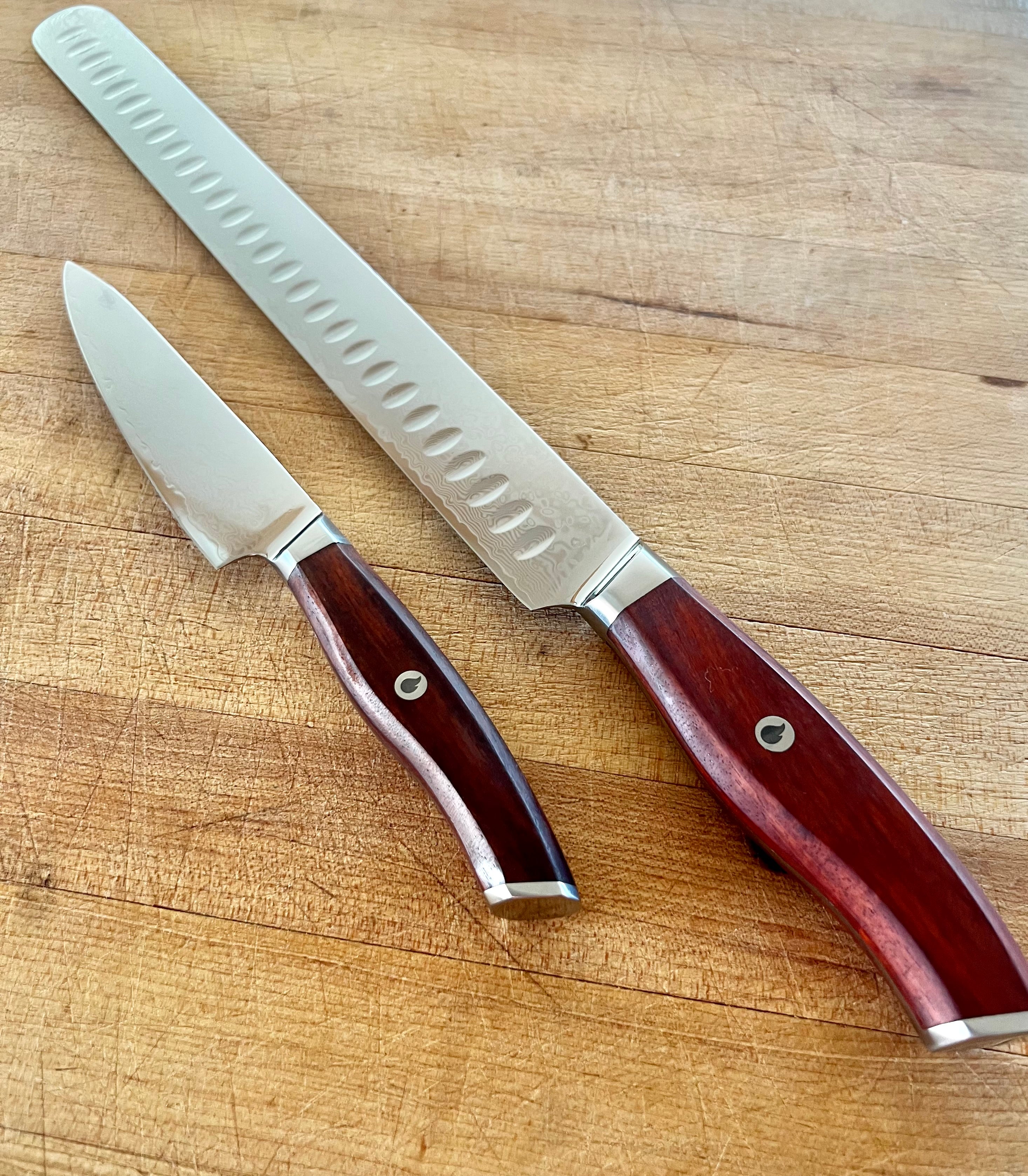Damascus Steel Knife Set