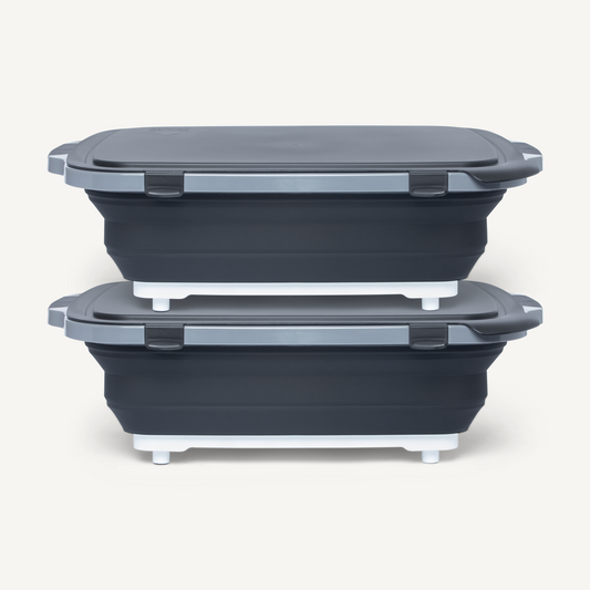 2pc. BBQ & Meal Prep Tub Bundle - XL - Black