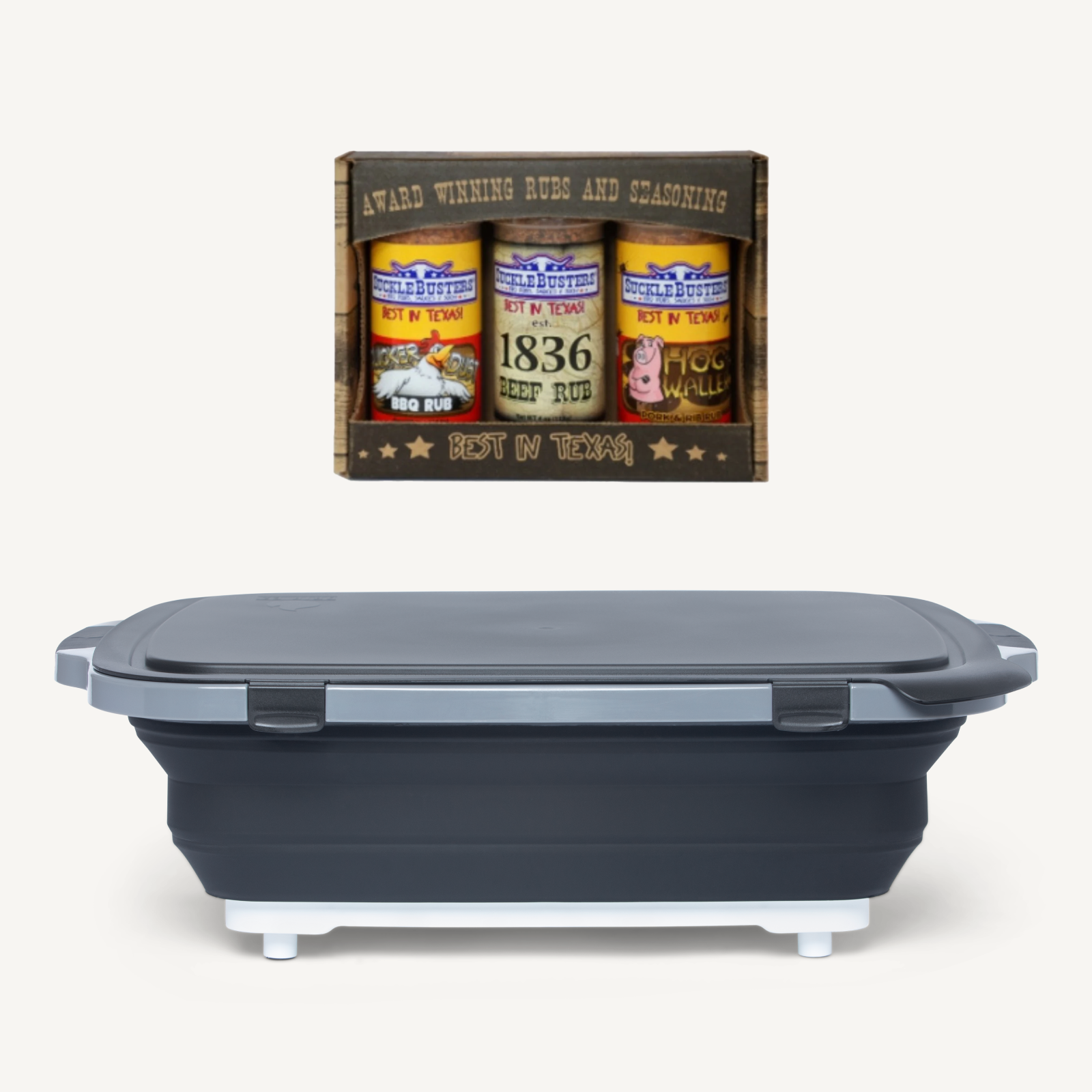 Prep Tub + SuckleBusters® Rub Set
