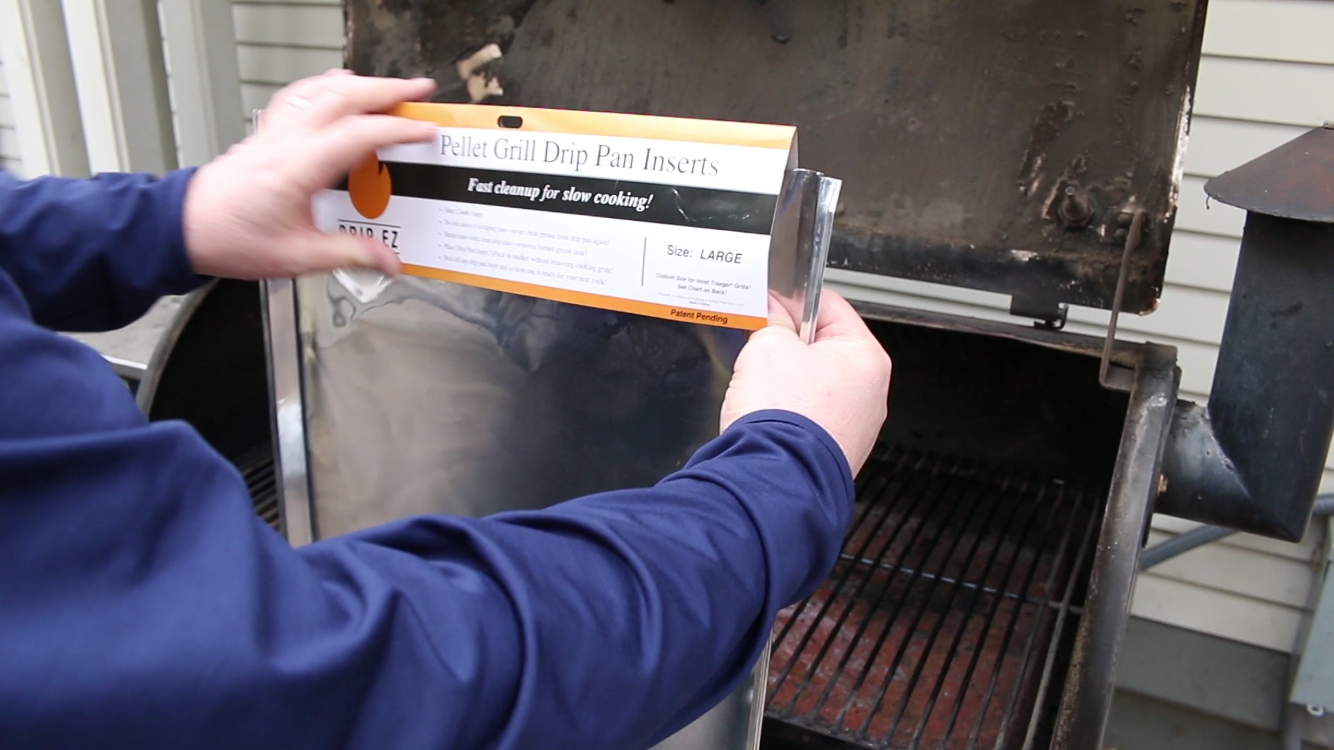 Load video: EZ Clean Drip Pan Liners