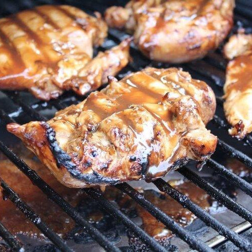 Chicken leaking on grill