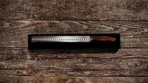 Premium Damascus Steel Knives with Rosewood Handles