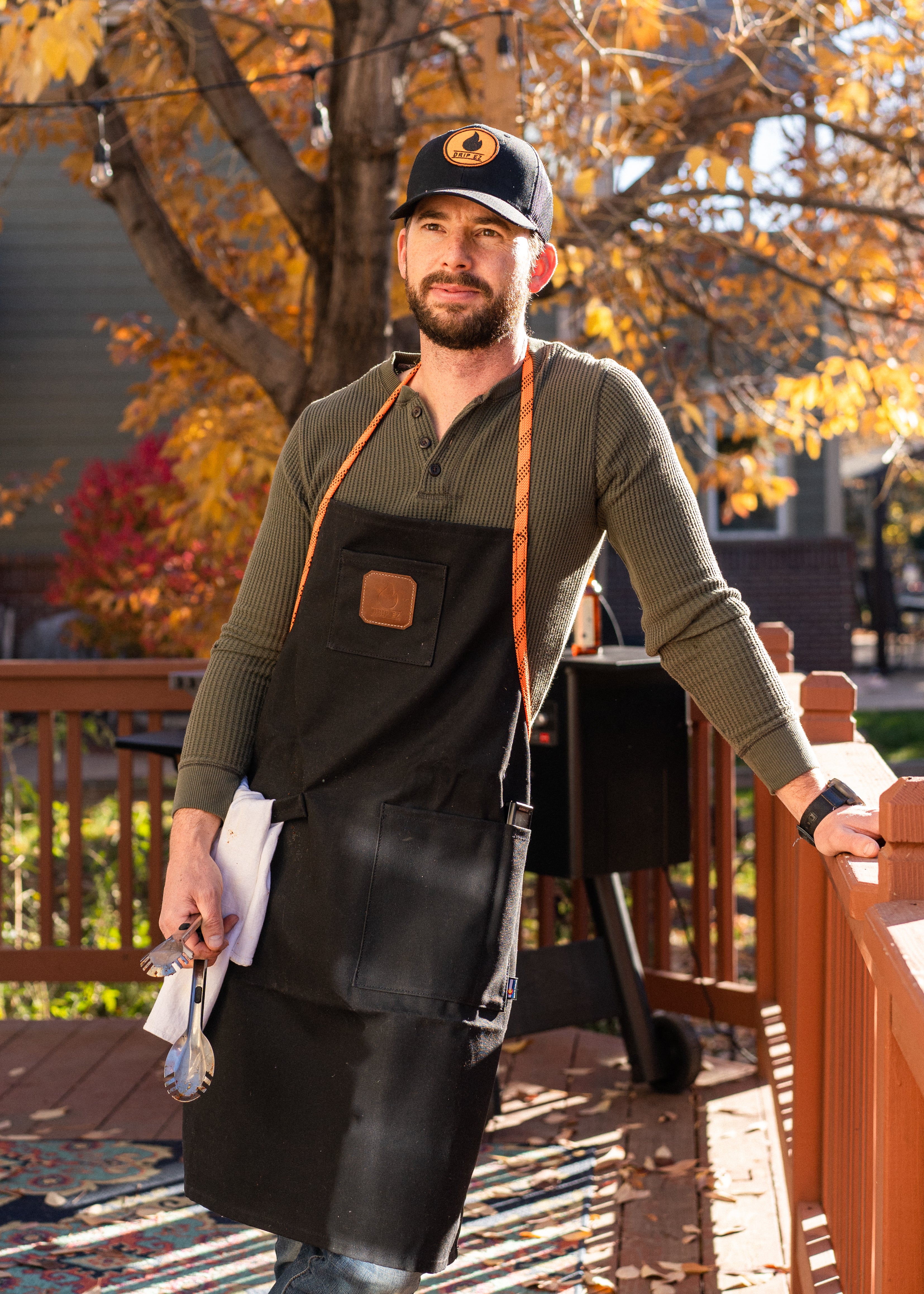 Waxed Canvas BBQ Apron